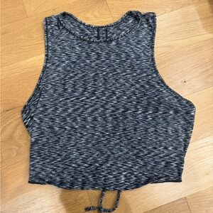 Lululemon Athletica Black and Gray Tank Top